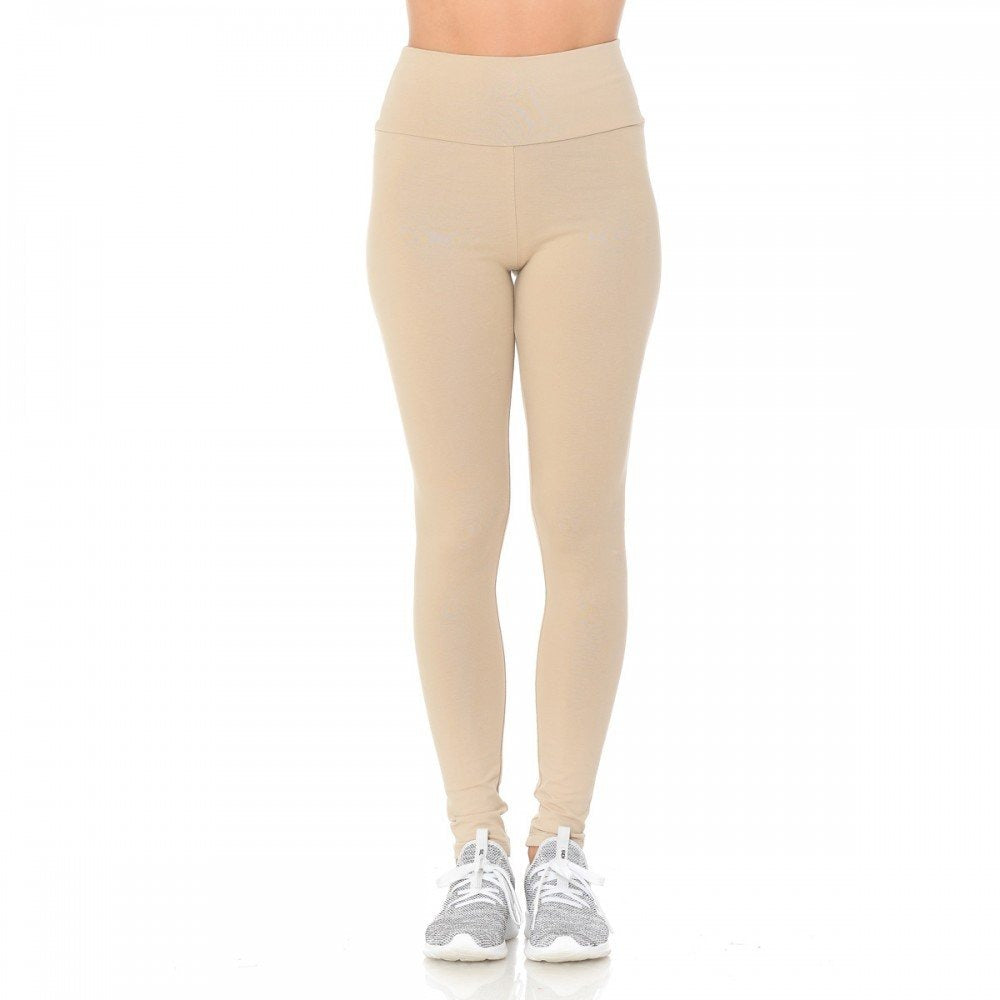 Women's Women's High Waist Cotton Skinny Knit Leggings Yoga Pant