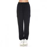 Women's Elastic Cuff French Terry Pull-On Cargo Joggers