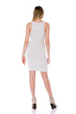 Sleeveless Ribbed Envelope Tank Dress