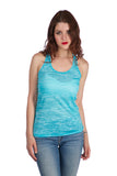 Hollywood Star Fashion Womens Sleeveles Burnout Tank Top