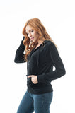Velvet Velour Long Sleeve Drawstring hoodie Front Pockets Sweater Jacket