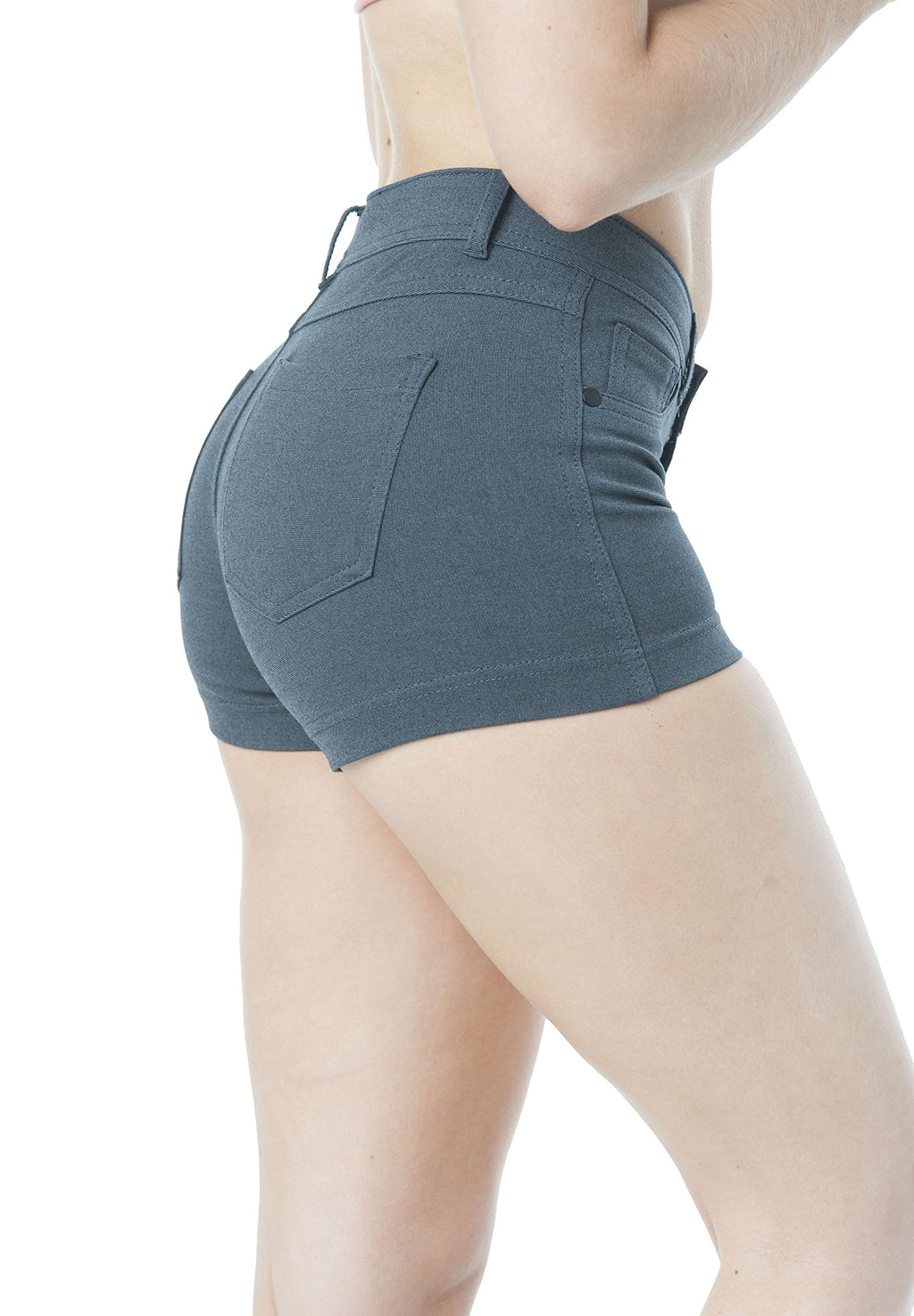 Solid 5 Pocket Spandex Short