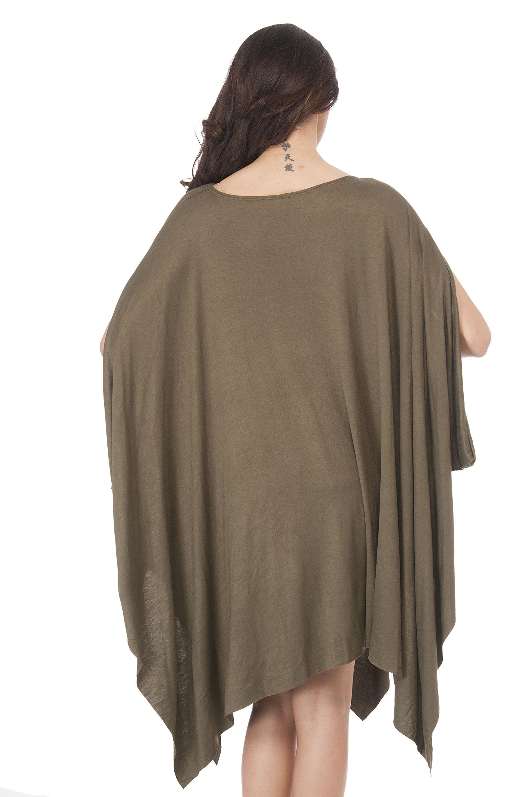 Solid Over Sized Poncho