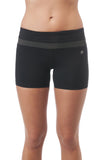 Hollywood Star Fashion Solid Poly Spandex Active Wear Shorts