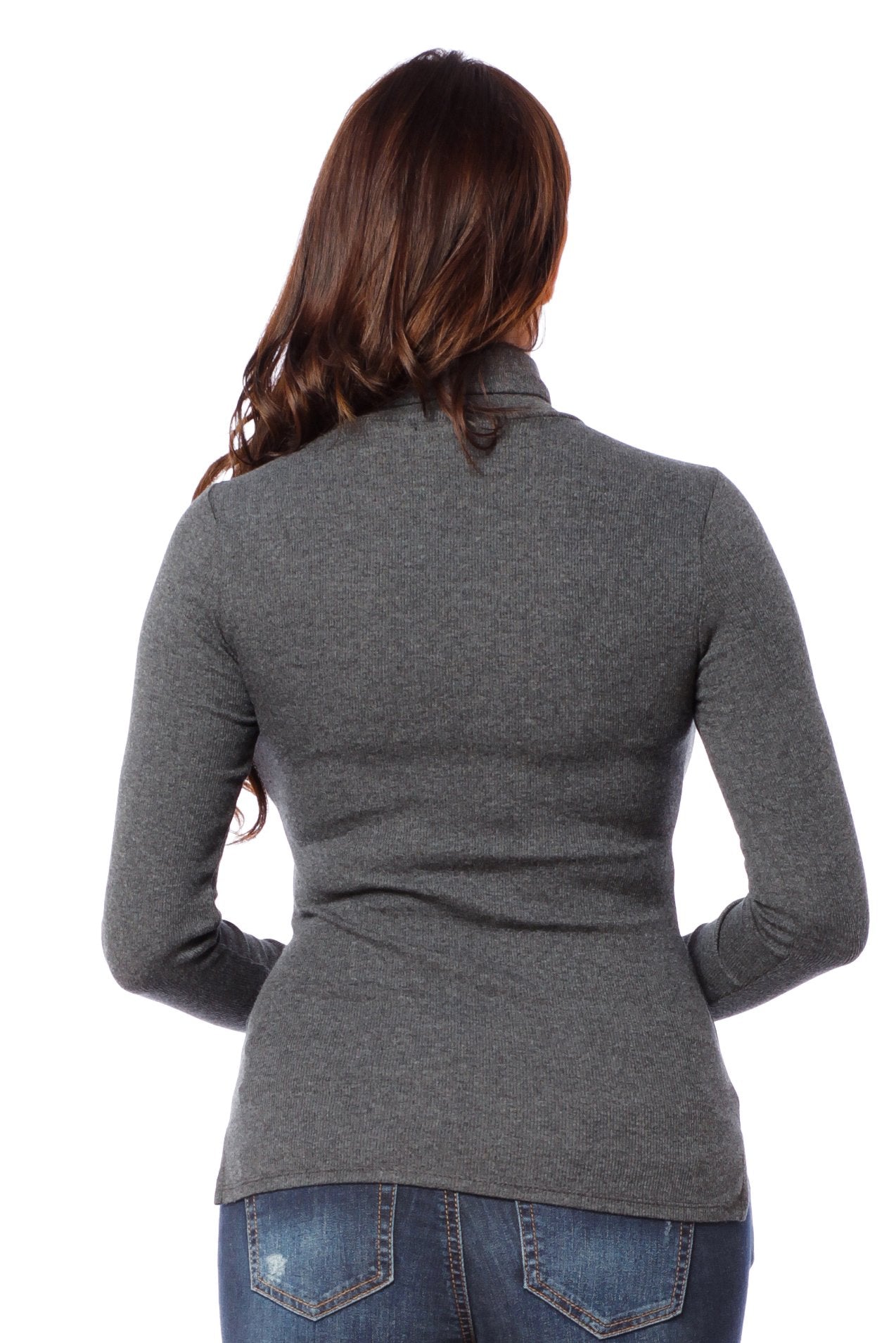 Hollywood Star Fashion Long Sleeve High Turtle Neck Top