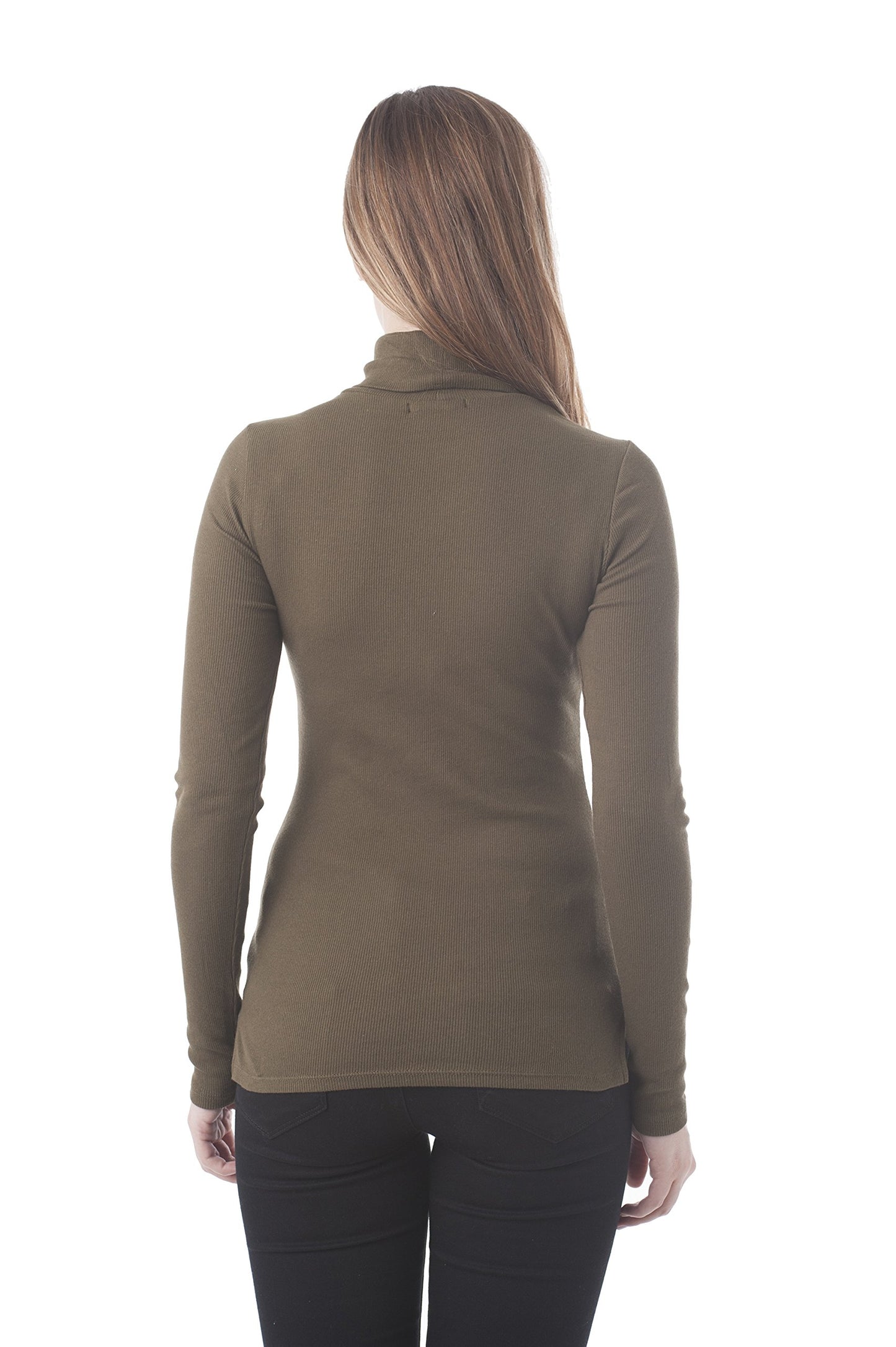 Hollywood Star Fashion Long Sleeve High Turtle Neck Top