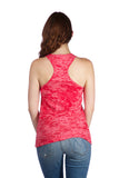 Hollywood Star Fashion Womens Sleeveles Burnout Tank Top