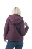 Khanomak Long Sleeve Quilted Hood Jacket With Faux Fur Lining