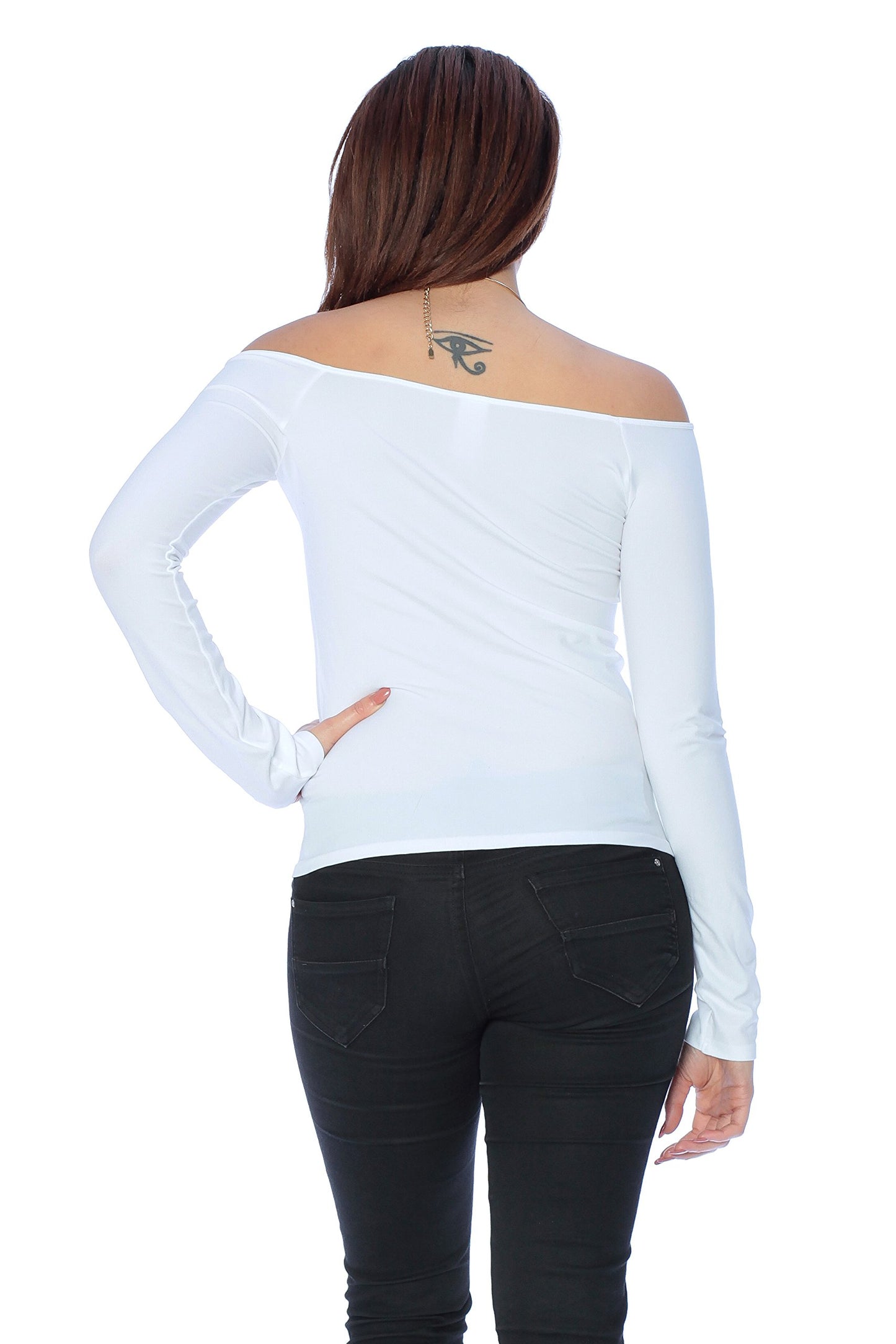 Long Sleeve Off the Shoulder Top