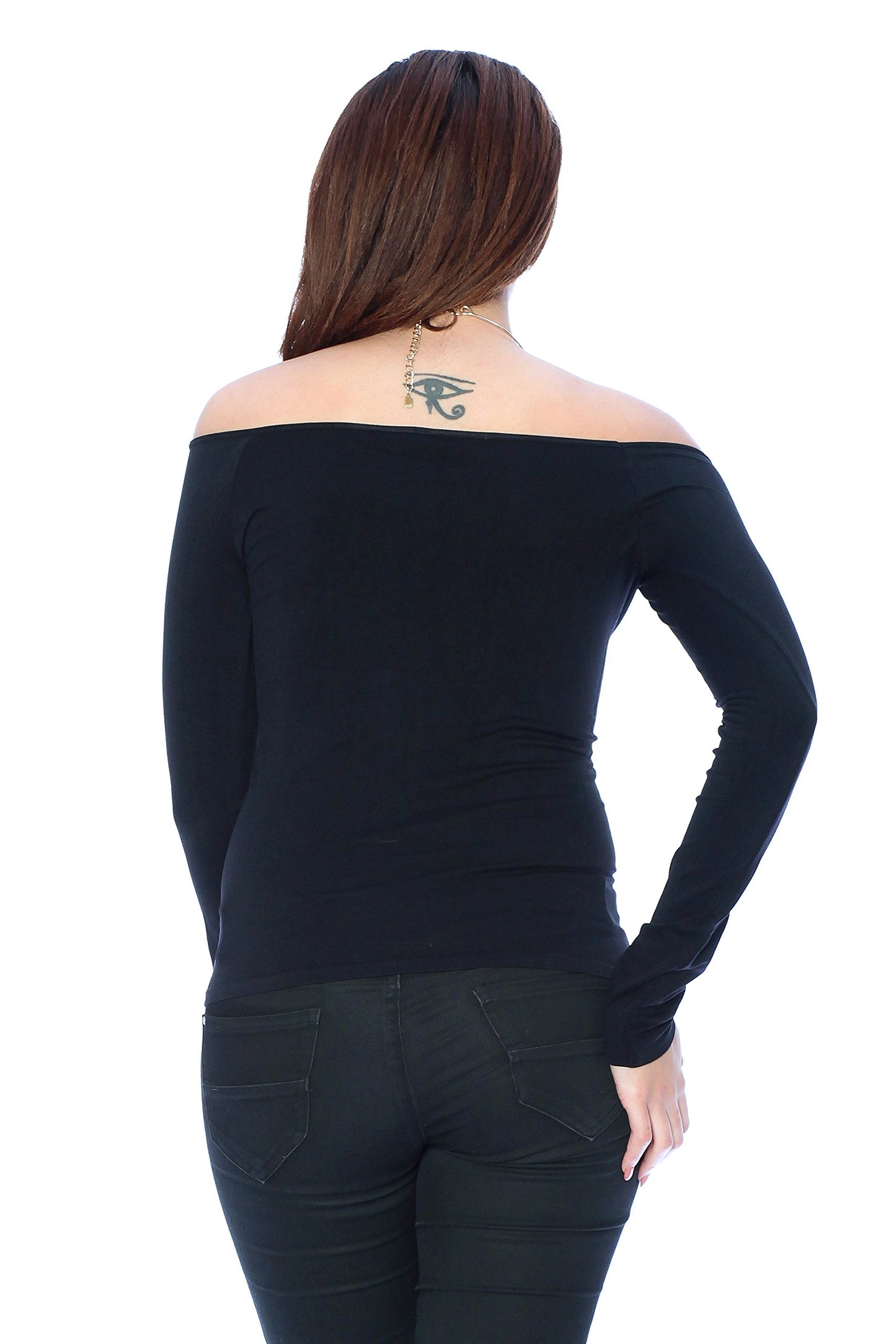Long Sleeve Off the Shoulder Top