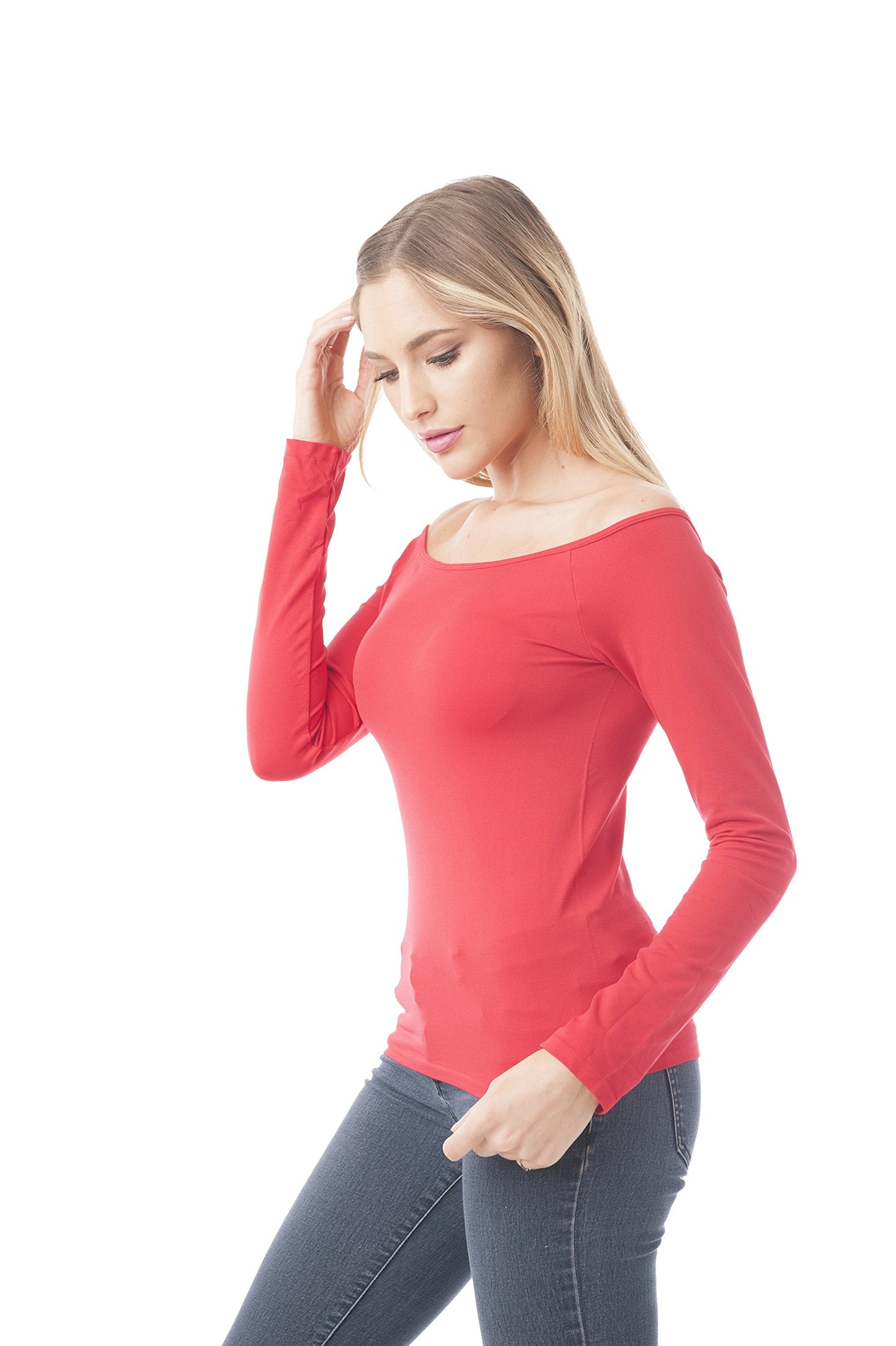 Long Sleeve Off the Shoulder Top