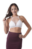 One Size Fish Net Front Bra