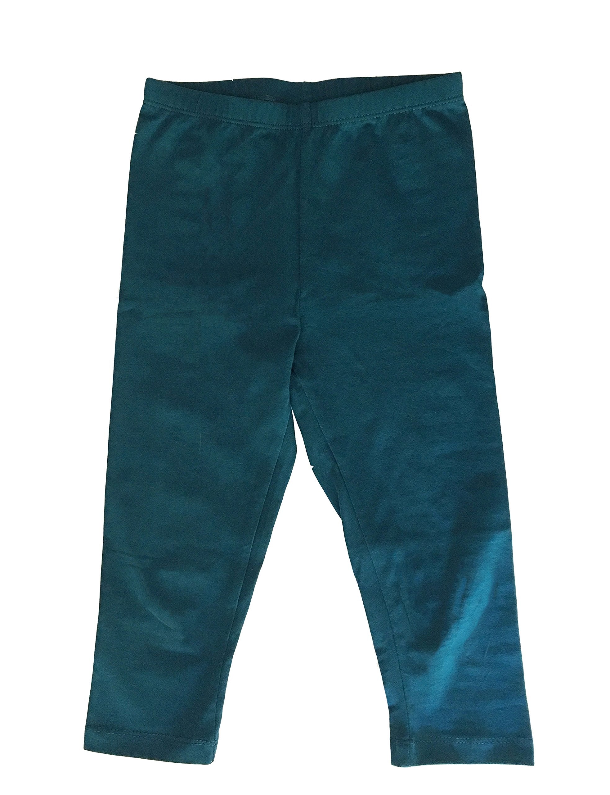 Hollywood Star Fashion Khanomak Kids Girls Capris Crop Cotton Leggings Tights Pants (Sizes 2T- 12 yrs)