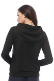 Hollywood Star Fashion Long Sleeve #82 Sequin Embroidered Hoodie Top