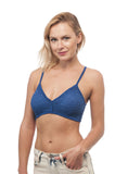 Hollywood Star Fashion Racer Back Lace Bra Cup Bandeau Top