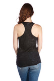 Hollywood Star Fashion Womens Sleeveles Burnout Tank Top