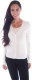 Sexy Cardigan Sweater Knit V Neck Long Sleeves in Multiple Colors1