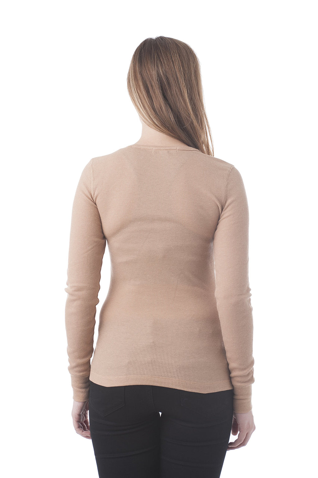 Khanomak Women's Long Sleeve Crewneck Thermal Top Shirt