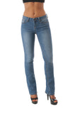 Hollywood Star Fashion Bootcut Wide Leg Denim Jean