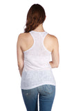 Hollywood Star Fashion Womens Sleeveles Burnout Tank Top