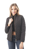 Khanomak Quilted Padding Jacket With Suede Piping Detail
