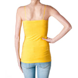 Hollywood Star Fashion Plain Long Spaghetti Strap Tank Top Camis Basic Camisole Cotton1