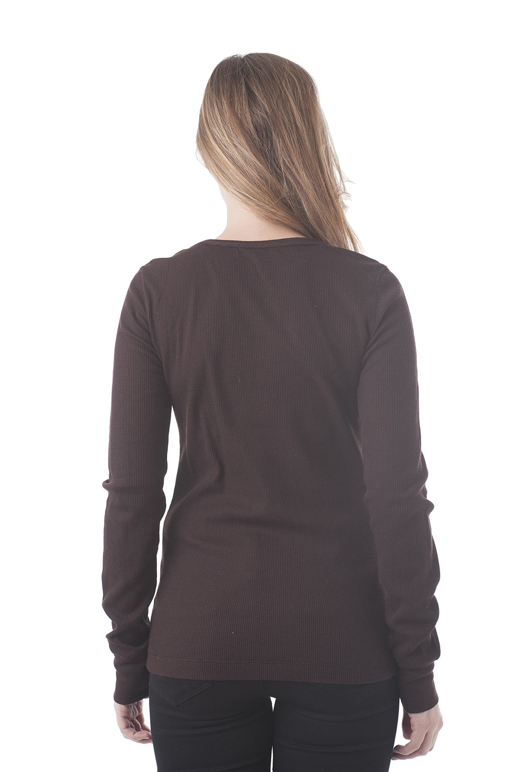 Khanomak Women's Long Sleeve Crewneck Thermal Top Shirt