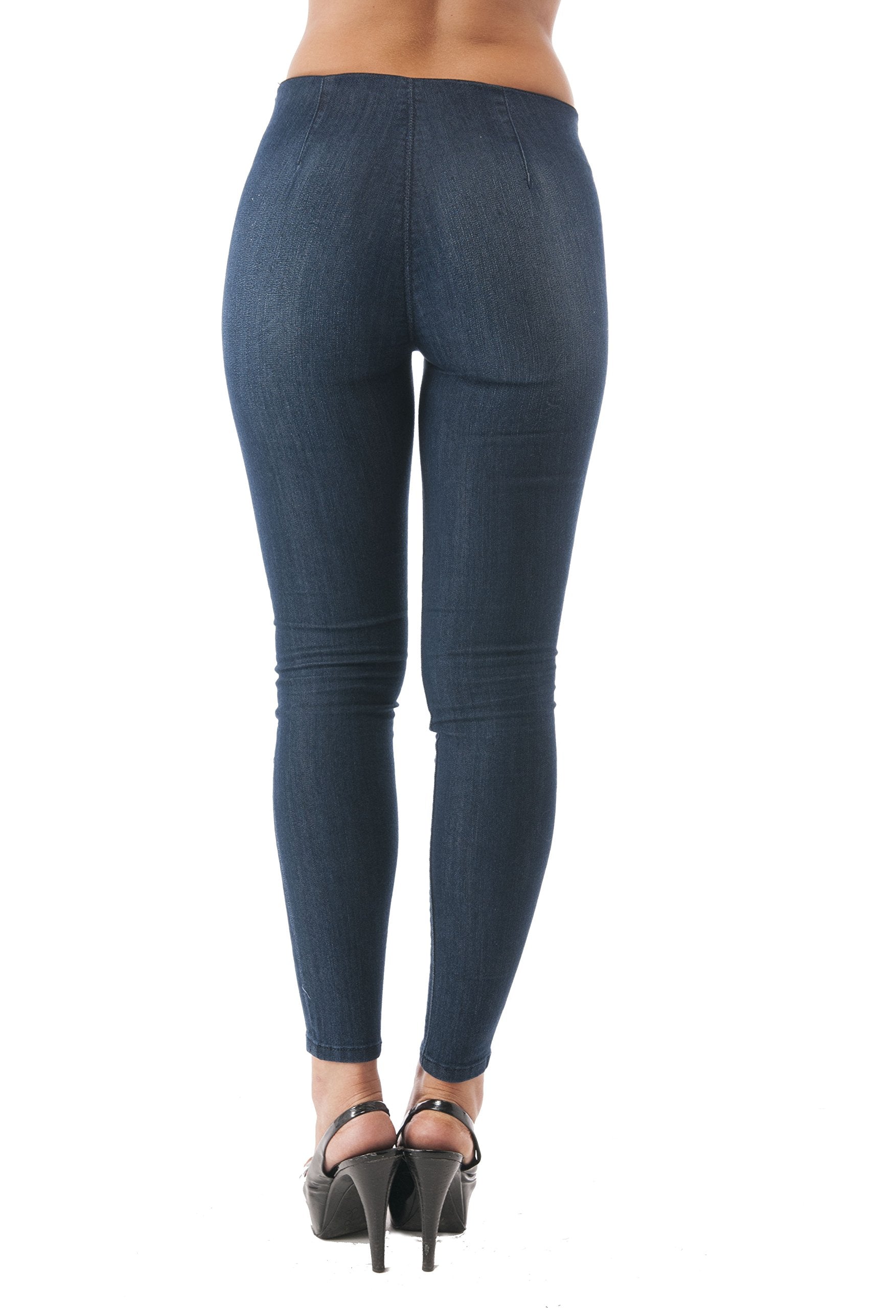 Hollywood Star Fashion High Waisted Denim Jegging Pants