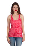 Hollywood Star Fashion Womens Sleeveles Burnout Tank Top