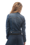 Hollywood Star Fashion Womens Basic Button Down Denim Jean Jacket