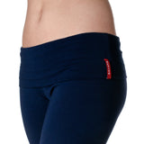 Hollywood Star Fashion Women's Slimming Foldover Bootleg Flare Yoga Pants