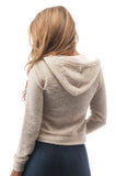 Hollywood Star Fashion Long Sleeve Hoodie Front Ziper Knit Sweater