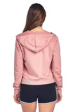 Khanomak French Terry Classic Zip Up Long Sleeve Drawstring Hoodie Sweater