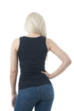 Full Back Ribbed One Size Tank Top