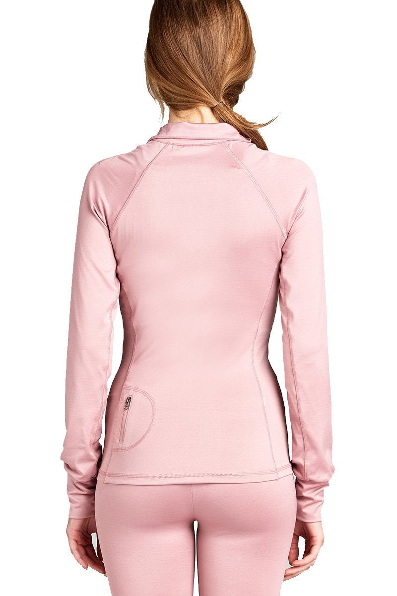 Women's Long Sleeve Zip Up Athletic Wear Sweater Jacket
