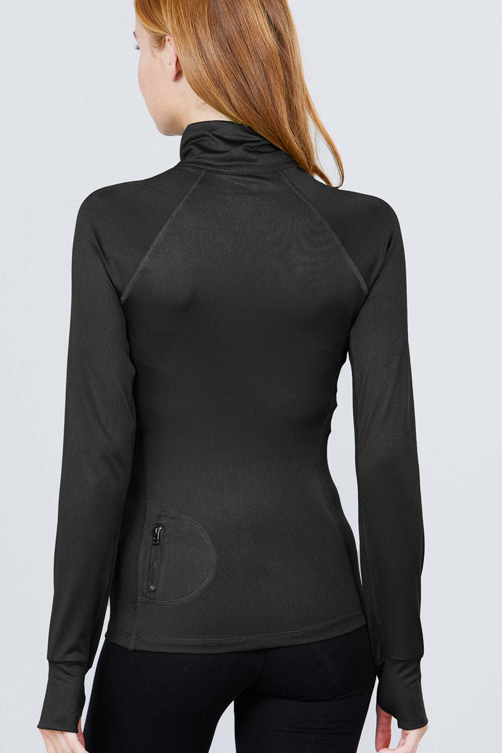 Women's Long Sleeve Zip Up Athletic Wear Sweater Jacket