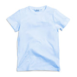 Khanomak Kids Girls Short Sleeve Solid Plain 100% Cotton Crew Neck T-shirts in Various Colors