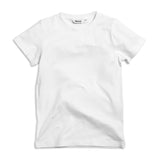 Khanomak Kids Girls Short Sleeve Solid Plain 100% Cotton Crew Neck T-shirts