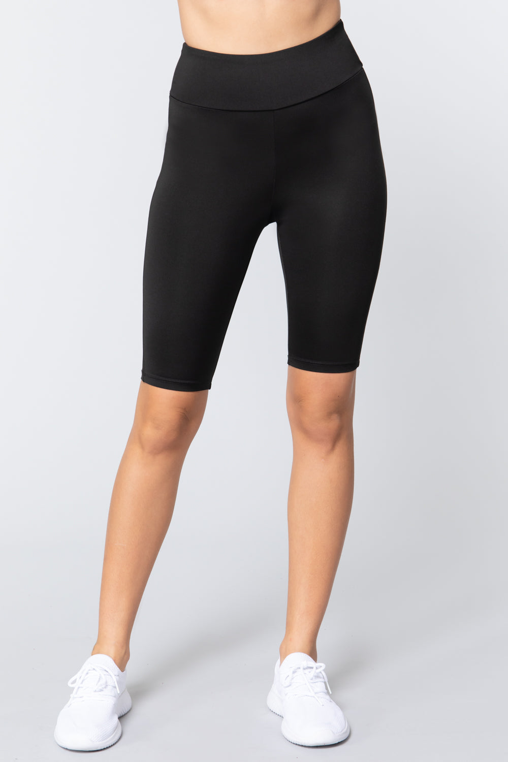 Women's Biker High Waist Yoga Workout Shorts