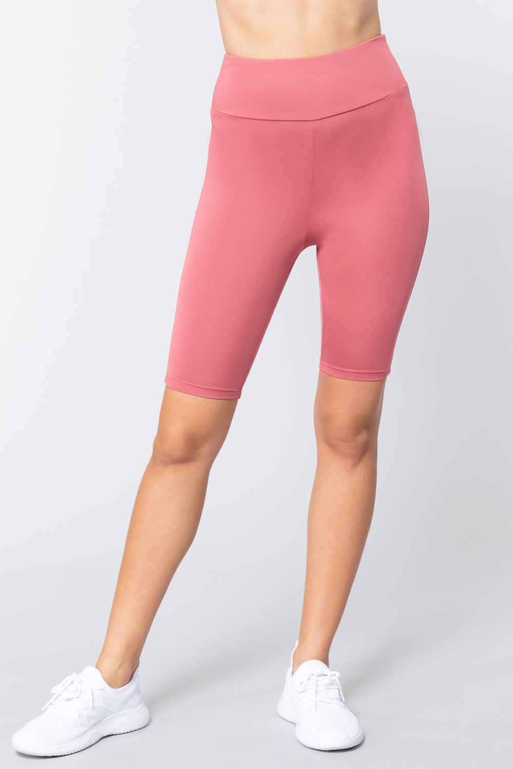 Women's Biker High Waist Yoga Workout Shorts