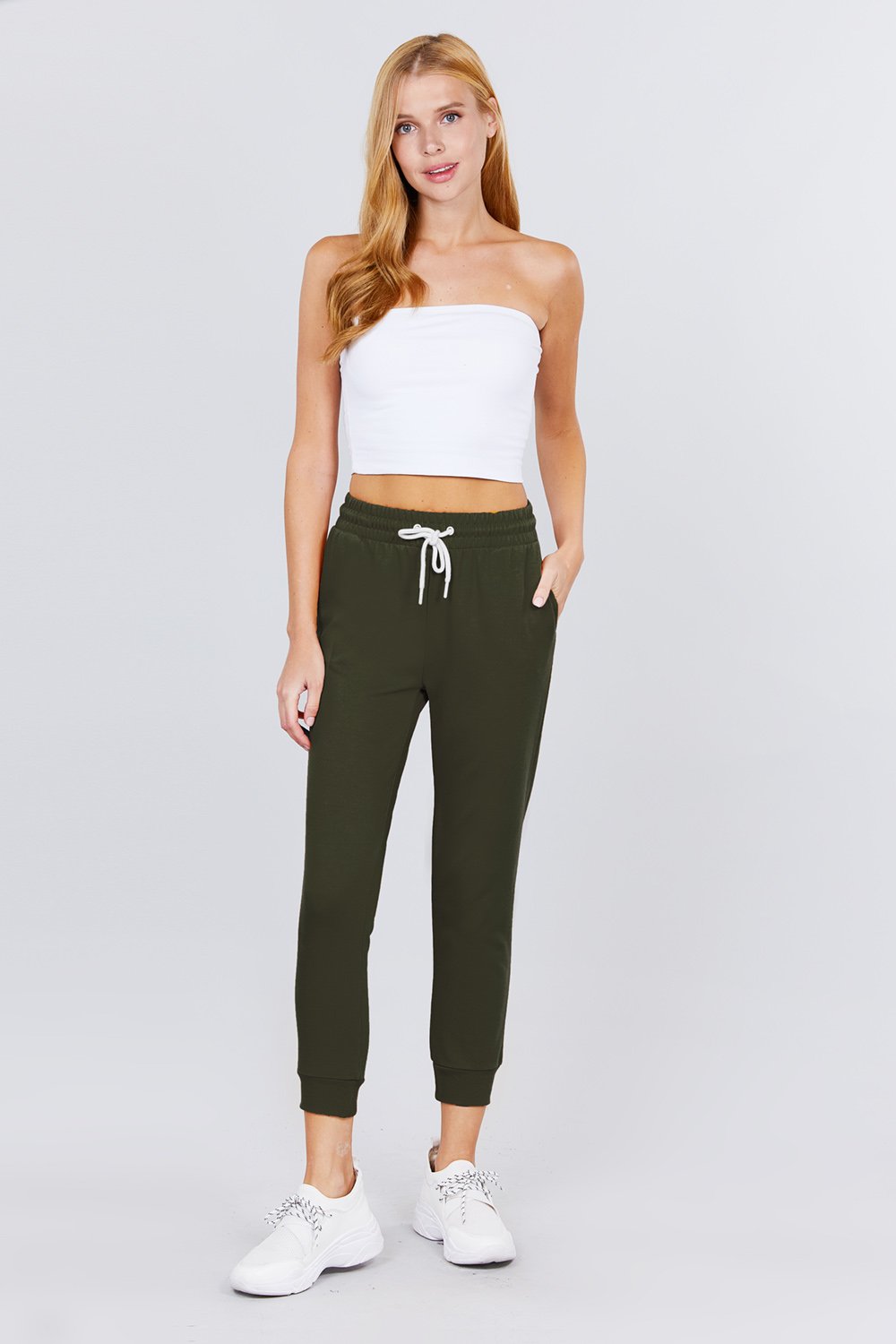 Women's Active Yoga French Terry Sweatpants Workout Joggers Pants