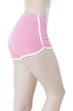 Elastic Waist Dolphin Binding Shorts