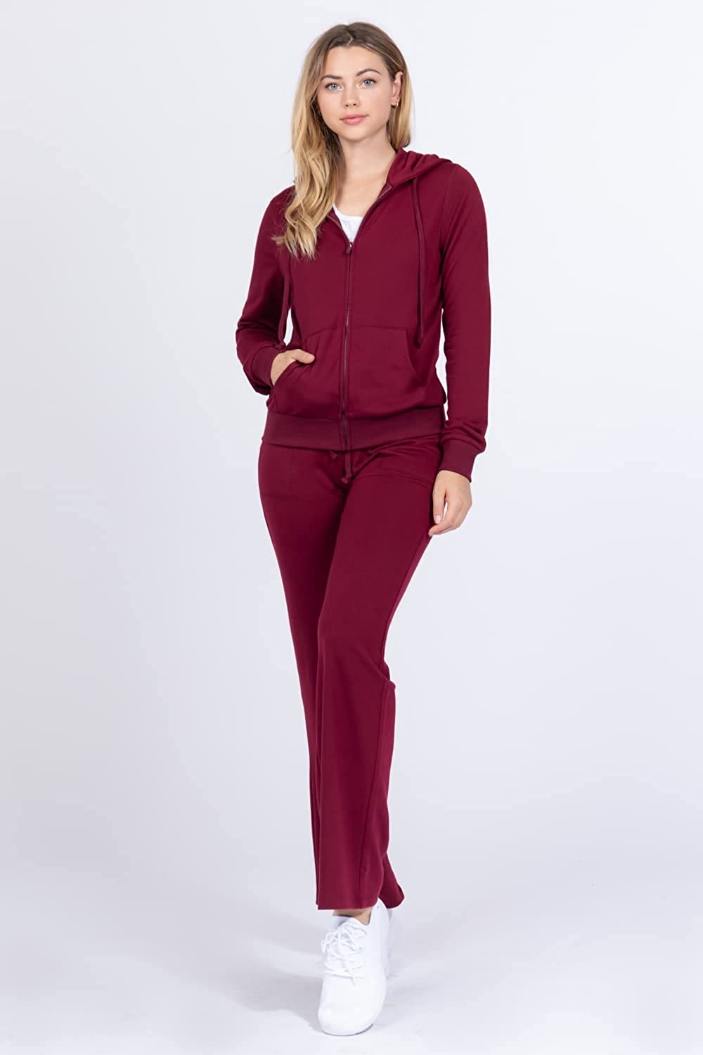 Khanomak Long Sleeve Hoodie Zip Up French Terry Suit