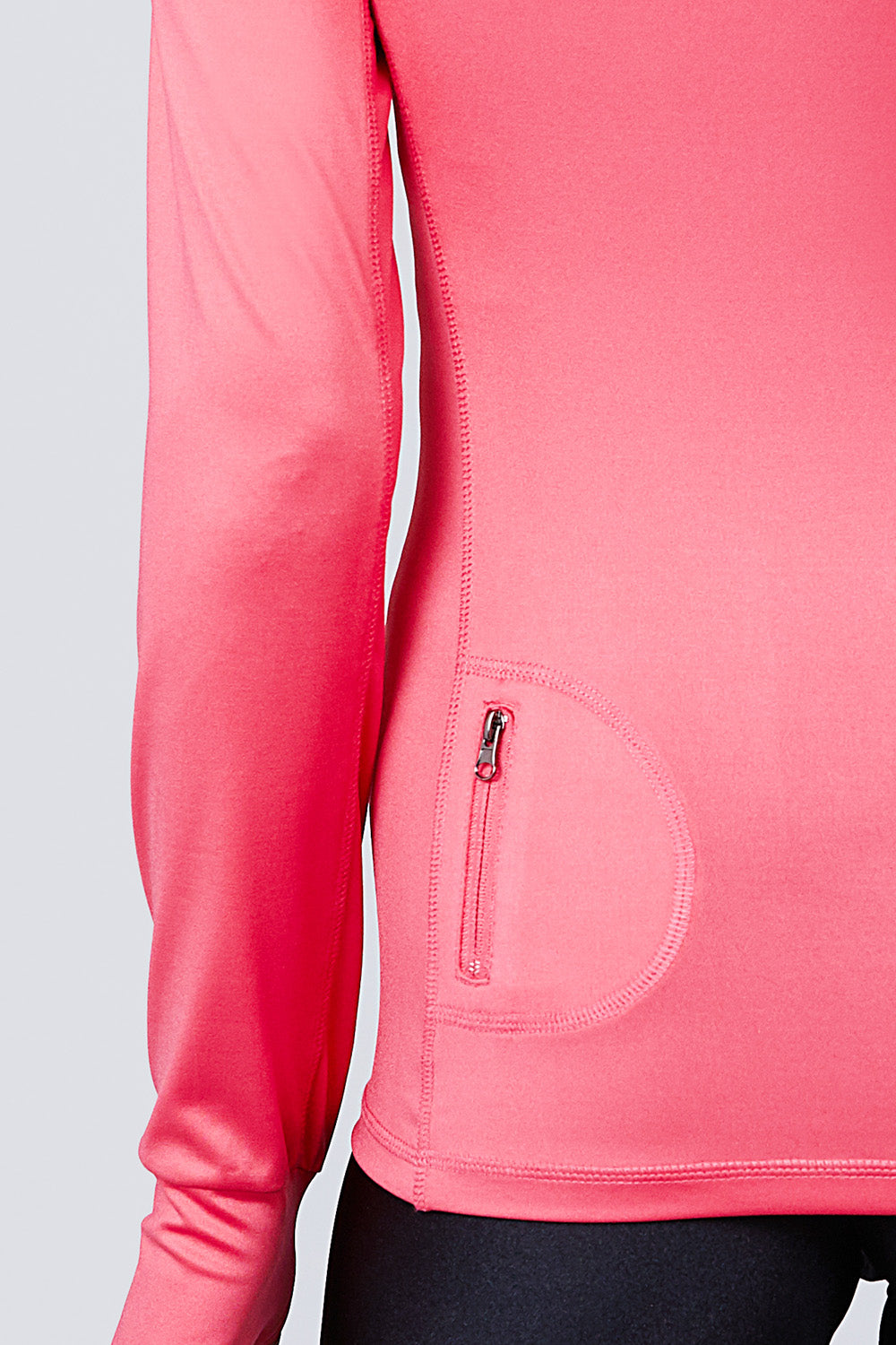 Women's Long Sleeve Zip Up Athletic Wear Sweater Work Out Jacket